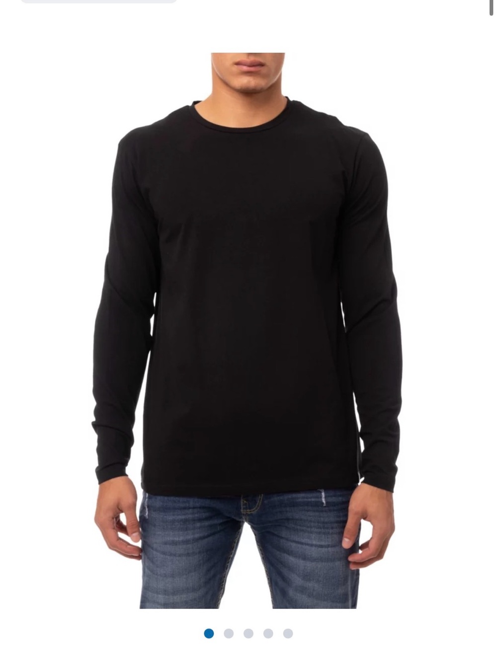 XRay Jeans  Long-Sleeve Crewneck Shirt - Black